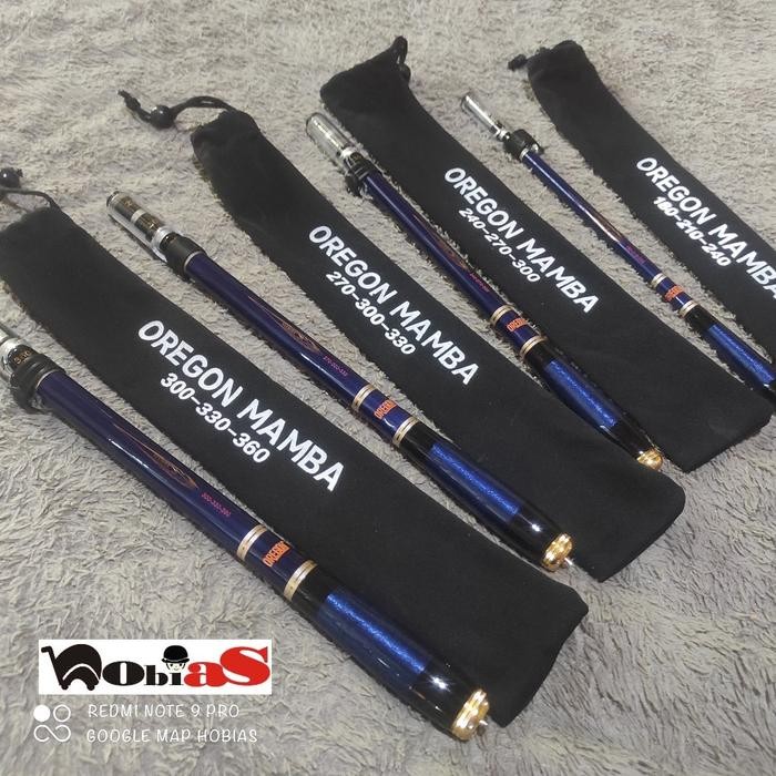 Joran pancing Tegek zoom Oregon MAMBA 180 210 240 270 300 330 360