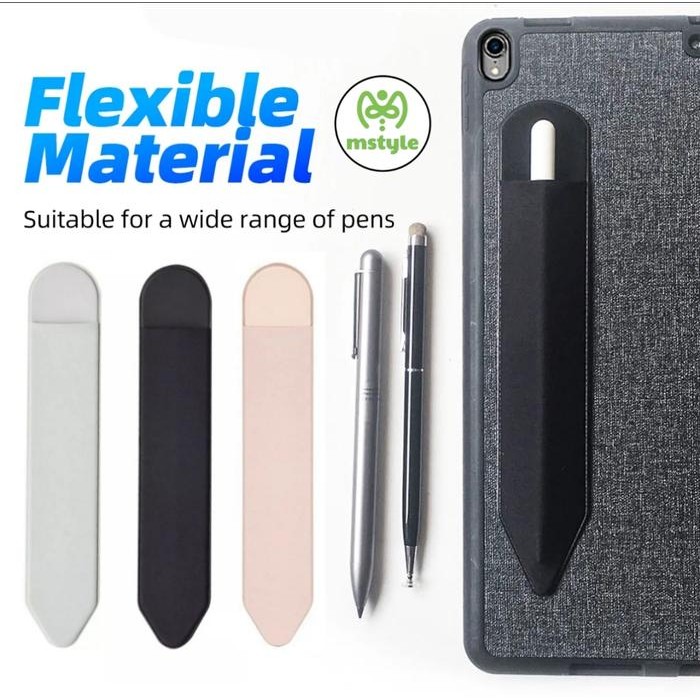 Holder Pouch Stylus Apple Pencil Pen Ipad Samsung S Pen Holder With 3M For All Tablet Stylus