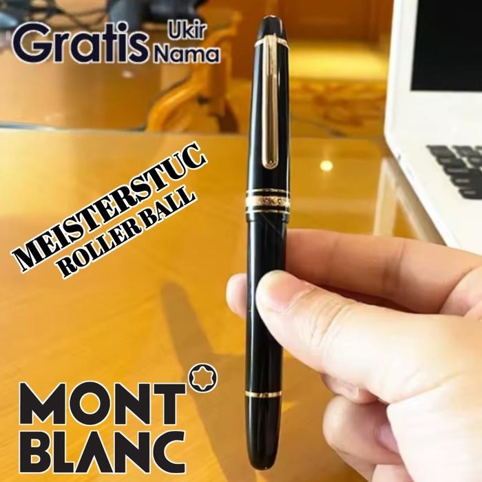 

Pulpen Mewah Roller Ball Sign Pen Monblang Meisterstuc Gratis Grafir Nama Dan Box Exlusive