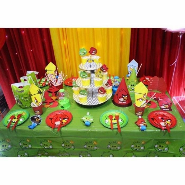 

Paket Ultah Perlengkapan Pesta / Party Set - Karakter Angry Bird