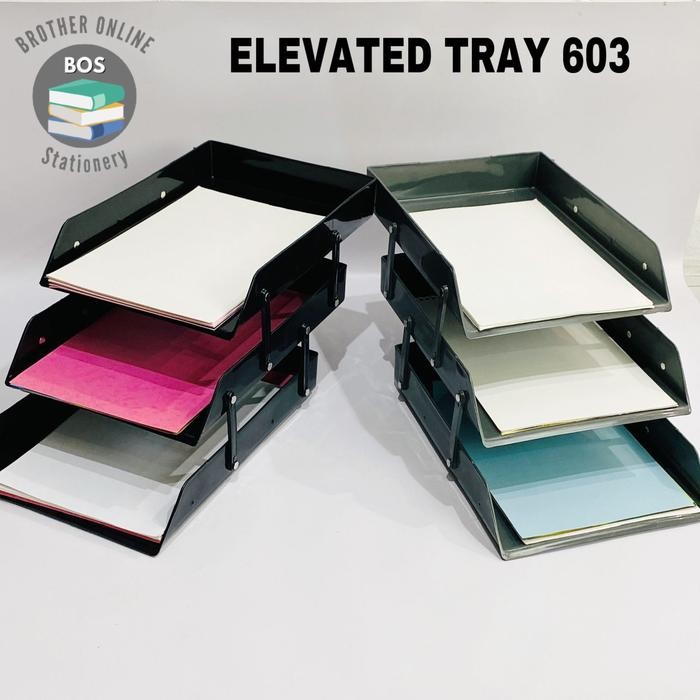 

Termurah BOS Rak 3 Susun/Laci Dokumen/Rak Kertas Meja/Rak Organiser/Penyimpanan - Hitam Murah