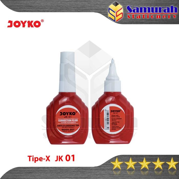 

Correction Pen Joyko JK-01 Merah Per Lusin / Tip-Ex Cair JK 01 / Tipe X Fluid Pendek Per 12 Pcs