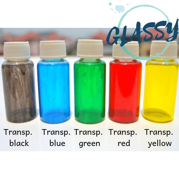 

Cat Kaca Transparan - Glass Paint merek GLASSY - bukan cat vitrail