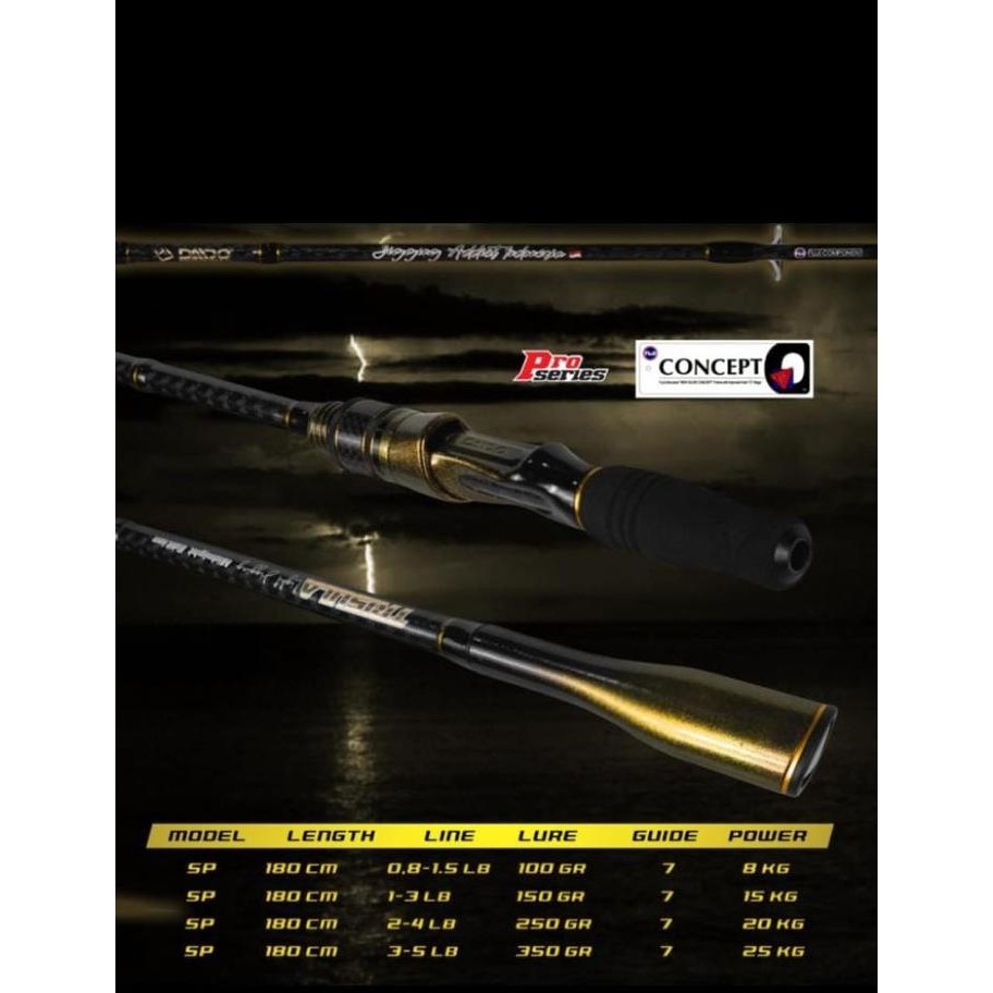 Joran Daido Trisula Jig Proseries SP 180 PE 2-4