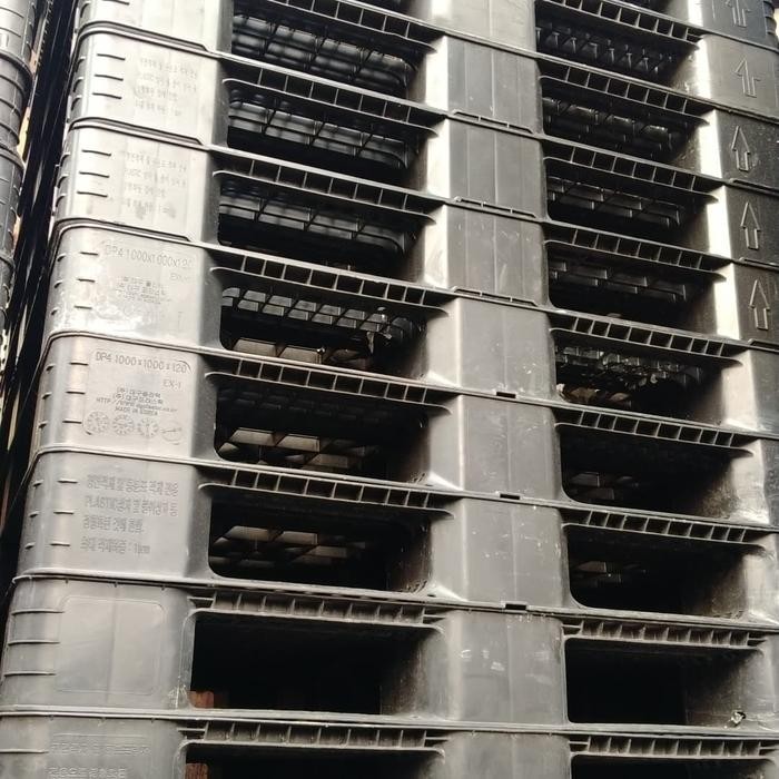 

pallet plastik bekas 100x100x12