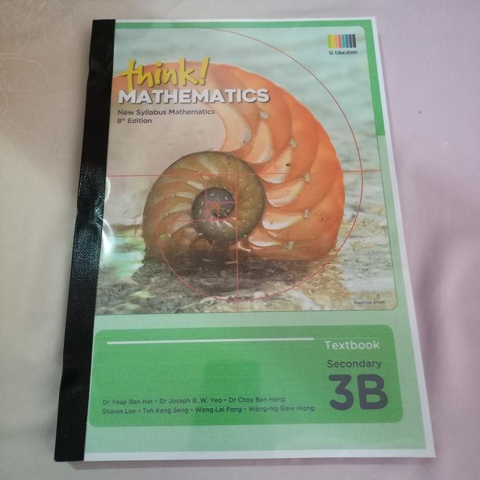 

THINK! MATHEMATICS 8TH EDITION TEXTBOOK 3B (BACA DESKRIPSI DIBAWAH)