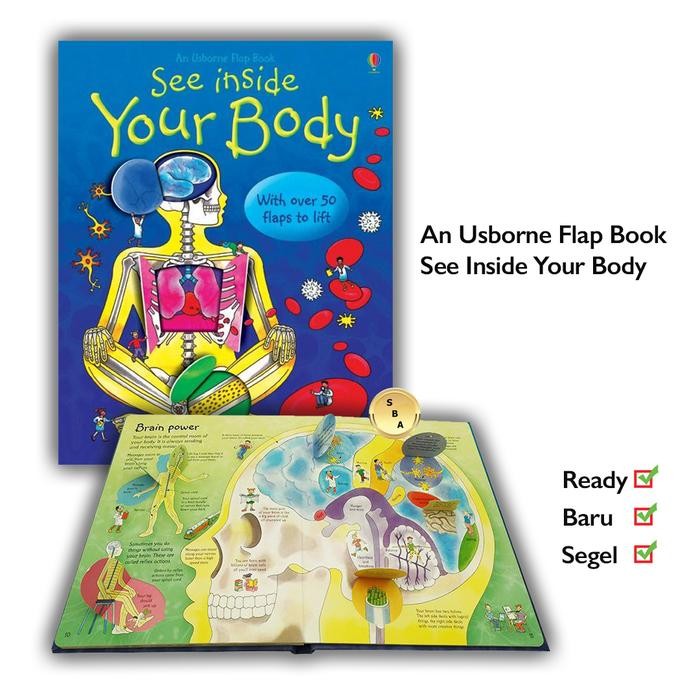 

Buku See Inside Your Body Usborne With over 50 flaps to Lift