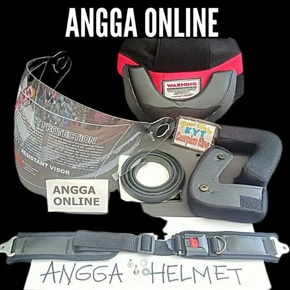 [Expert] PREMIUM Paket KYT SCORPION KING, Busa helm KYT SCORPION + Kaca Helm