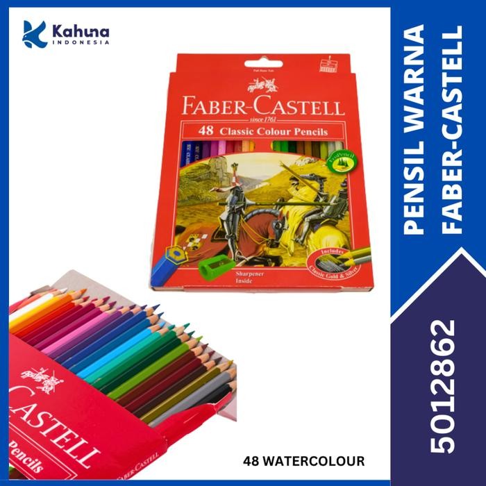 

COLOUR PENCIL / PENSIL WARNA FABER CASTELL CLASSIC / WATERCOLOUR 48 WARNA