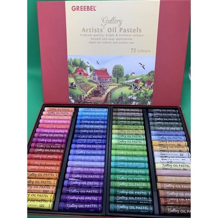 

Crayon Greebel Artist Oil Ecer Mulai No 251-272, 72 Warna Hemat