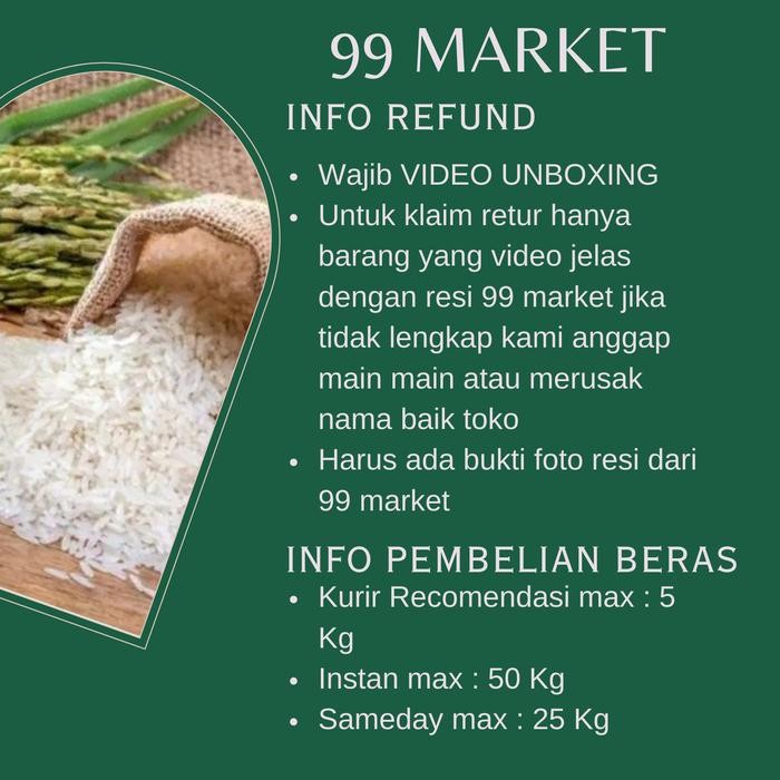 

Glx Beras Rojolele/ Beras Pulen /Beras Murah