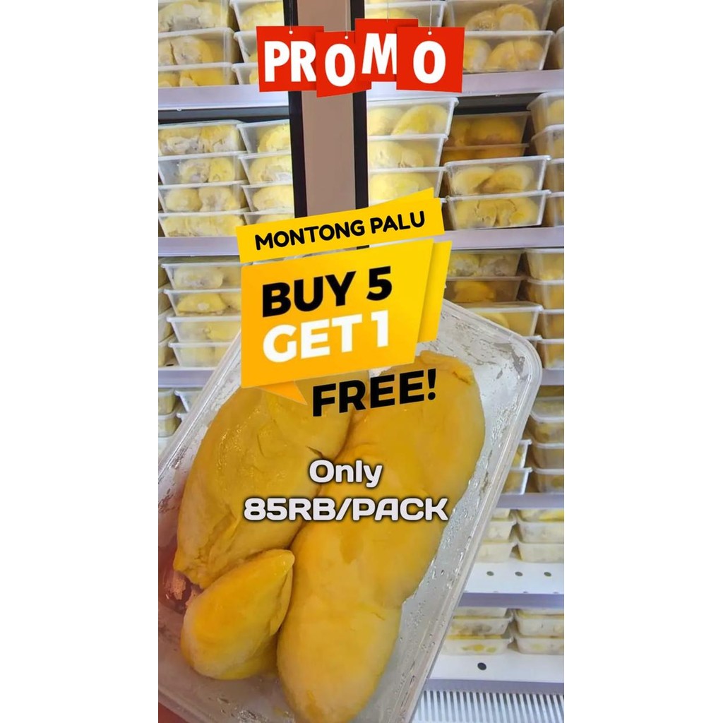 

Glx buah durian palu monthong kupas duren montong daging Sulawesi bangkok