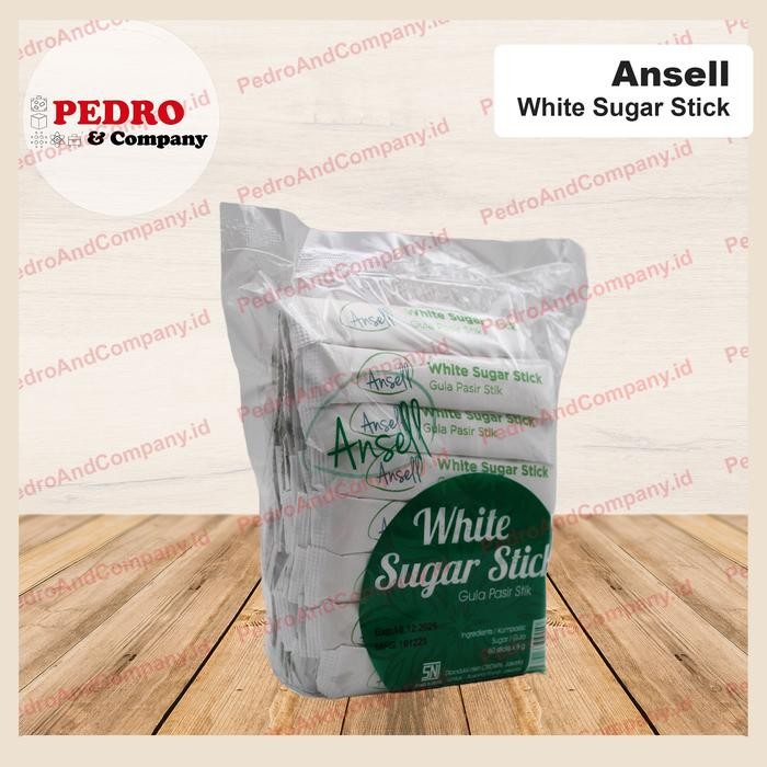 

FyZ Ansell white sugar stick gula (60 sticks x 8 gr) - gula pasir putih