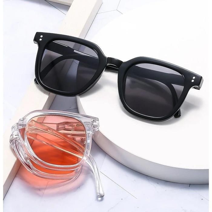 kacamata minus lensa hitam polarized