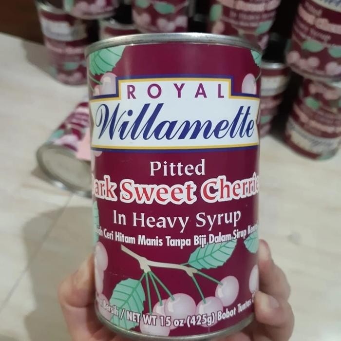 

Gdh royal dark cherry 425gram /royal willamette pitted dark sweet cherries