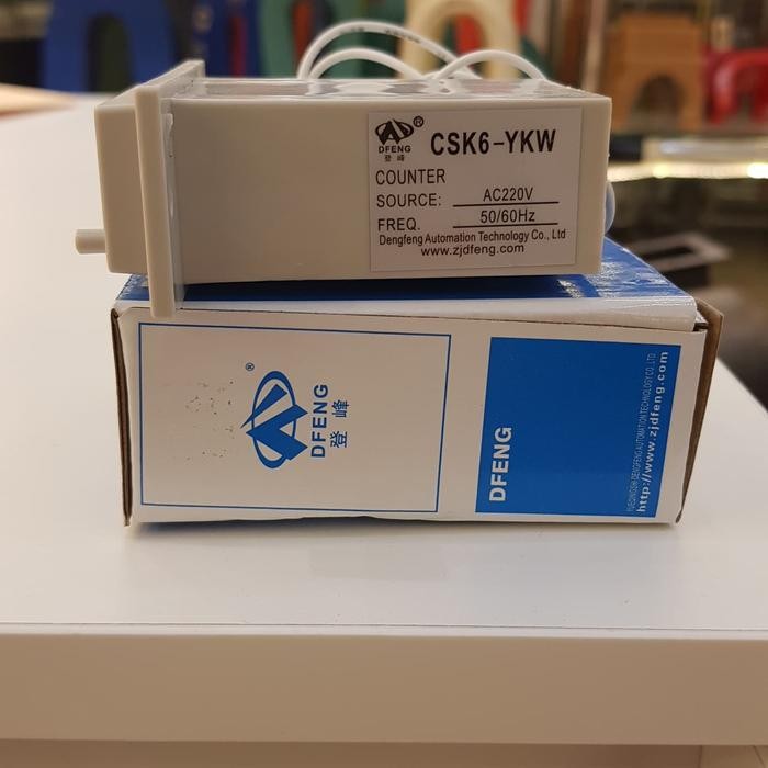 TIMER COUNTER ANALOG 6 DIT CKS6-YWK 220V masih ready