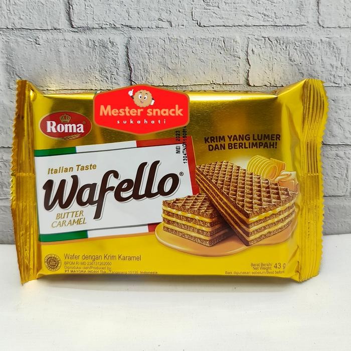 

Ger Roma Wafello 48 gram (1 pack isi 10 pcs)