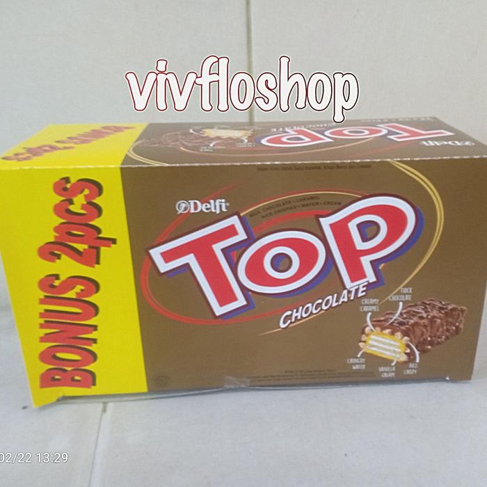 

Ger Delfi Wafer TOP Kemasan Box (24 x 16 gram). Top Wafer