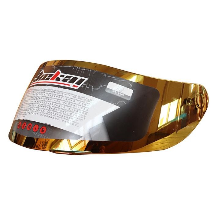 Part Jiekai Gxt 902 Model Motorcycle Helmet Glass Shield Gold Color Kode 292
