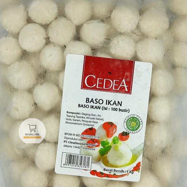 

Ger Cedea Bakso Ikan TR isi 100 (1kg)