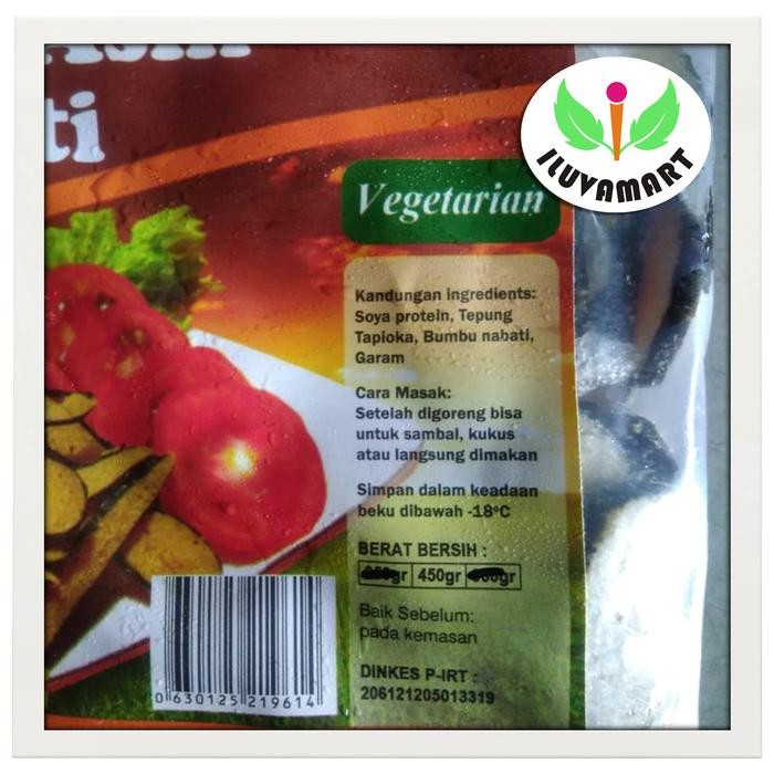 

Gdh Vegood Ikan Asin Potong Nabati Vegetarian 450 gr / Sliced Salted Fish