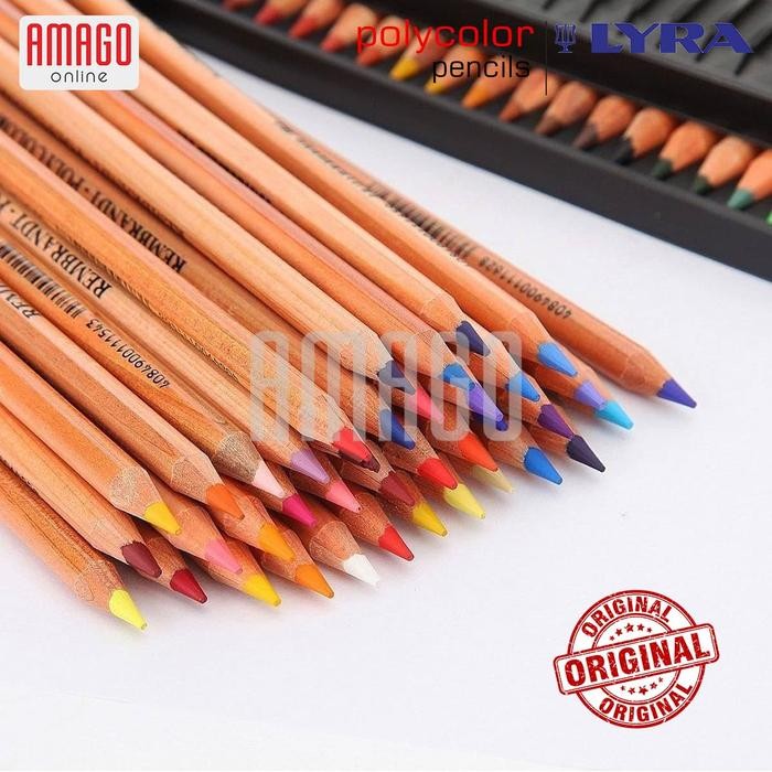 

Lyra - Rembrandt Polycolor Pencils - 24 Pcs - Assorted Colors - 200124 Gratisongkir