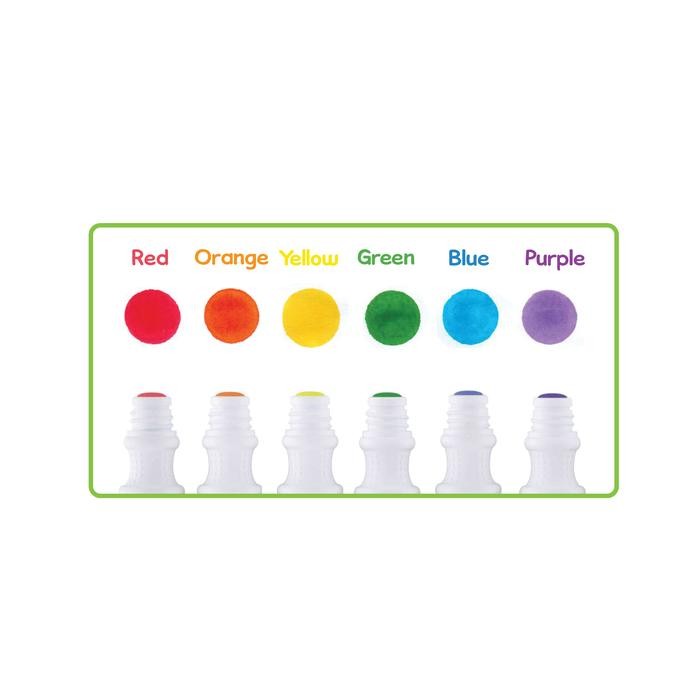 

Kitecs Washable Dot Markers 6 Rainbow Color Spidol Besar Anak Bayi Gratisongkir