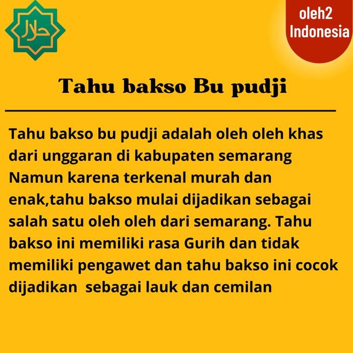 

Ger Tahu Bakso Baso Baxo Bu Pudji Semarang Khas Unggaran Frozen