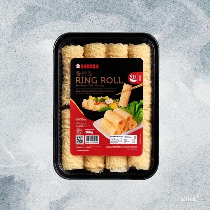 

Ger Sakura Ring Roll / Kembang Tahu Gulung 188gr