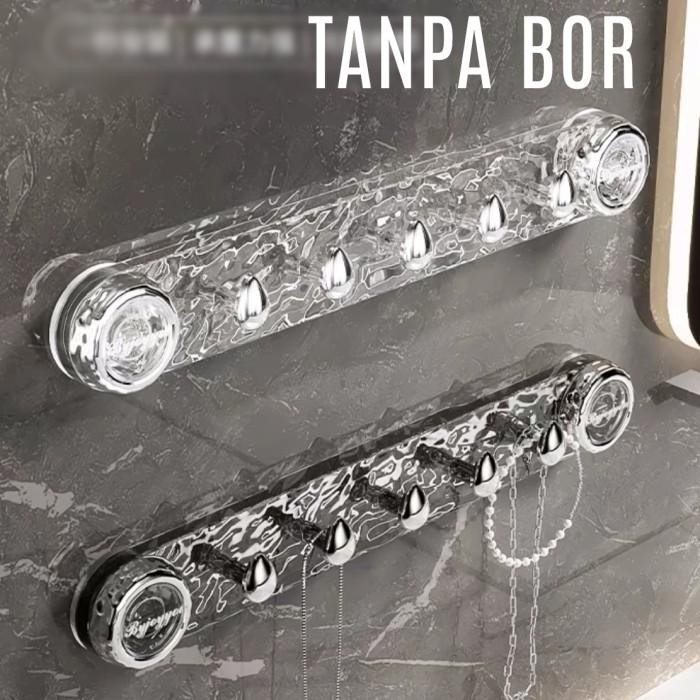 Kastok Baju Gantungan Baju / Hanger Gantungan Toilet Serbaguna / Gantungan Handuk Kamar Mandi Tempel