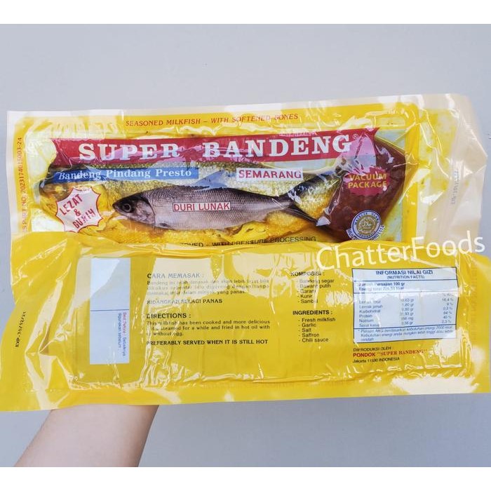 

Gdh Super Bandeng Presto Khas Semarang / Ikan Bandeng Duri Lunak HALAL