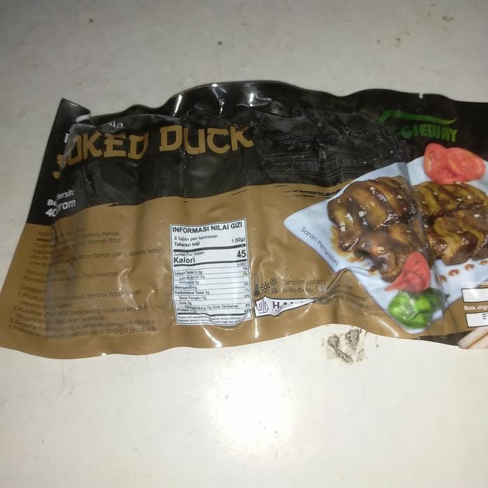 

Gdh veggie way smoked duck vegan / bebek asap