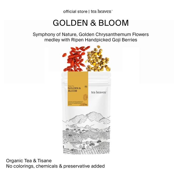 

Golden & Bloom Teh Bunga Krisan Chrysanthemum Goji Berry Chinese Tea
