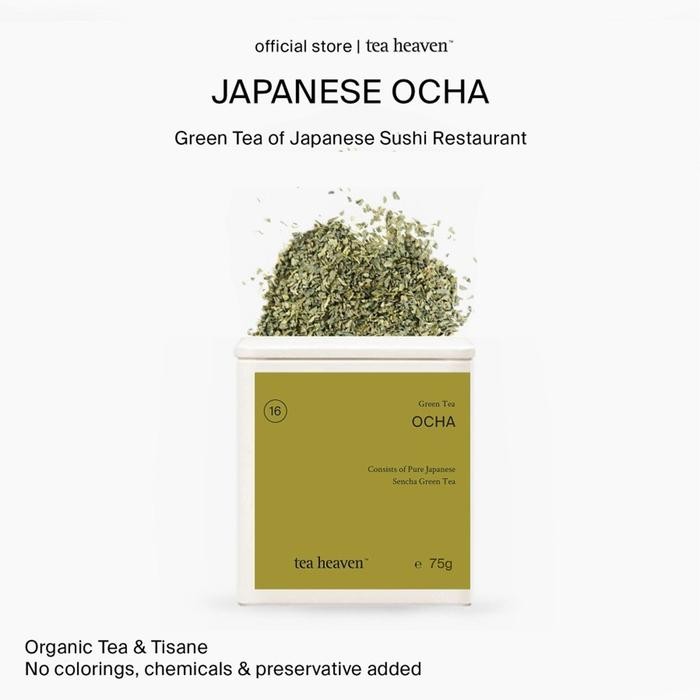 

Japanese Ocha Green Tea Tea Heaven Teh Hijau Jepang Ocha Organik