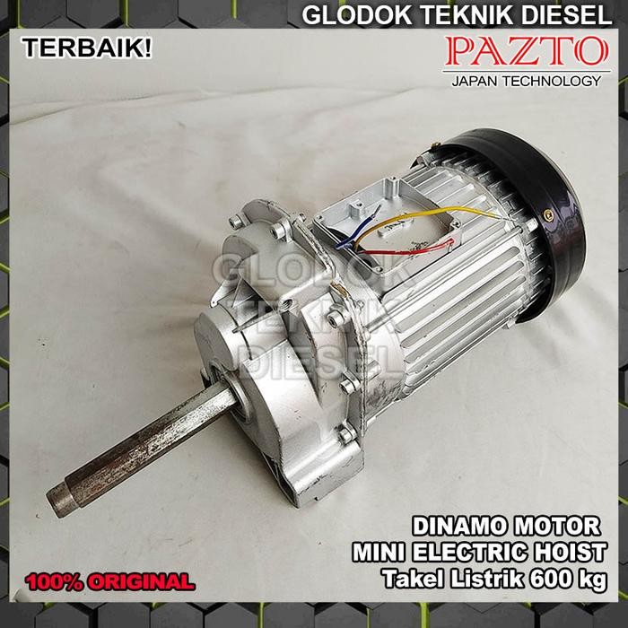 Diskon Pazto Dinamo Motor Electric Hoist Pa 600 Pa600 Takel Rope Hoist Ori