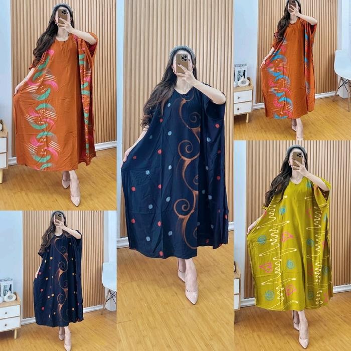 Promo - Daster lowo terbaru bahan twill Rayon super premium original Daster kelelawar jumbo kekinian