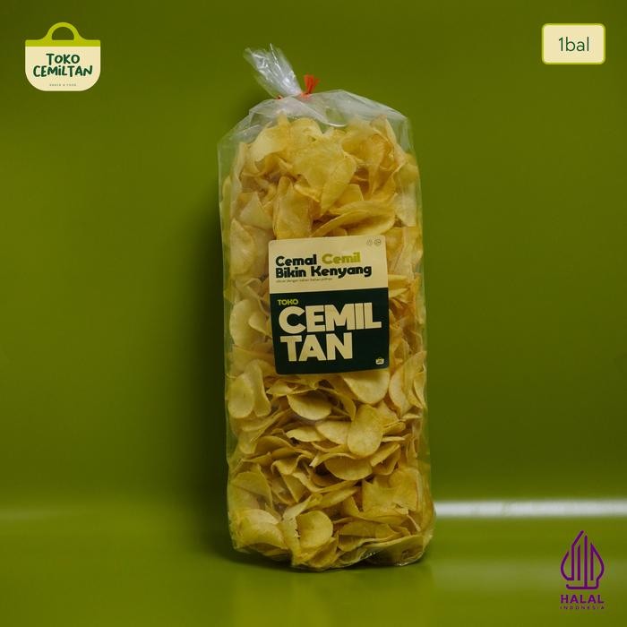 

Keripik Singkong Original Kemasan 1Bal 1Kg Keripik Singkong Asin Cemilan Snack