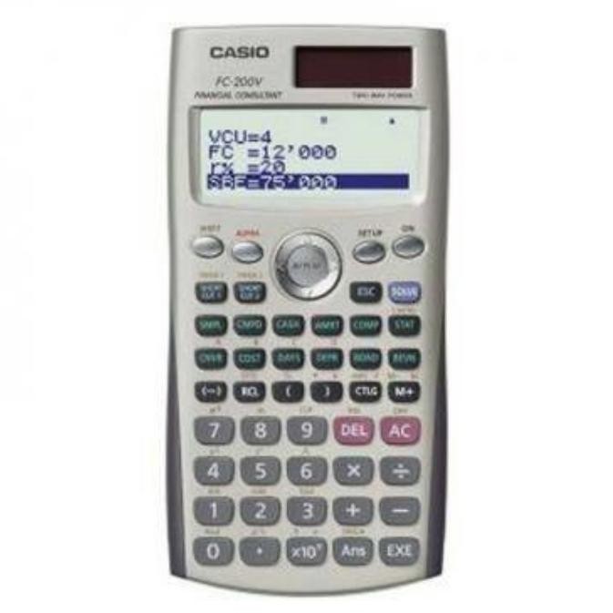 

Casio Financial Calculator Fc 200 V Kalkulator Keuangan