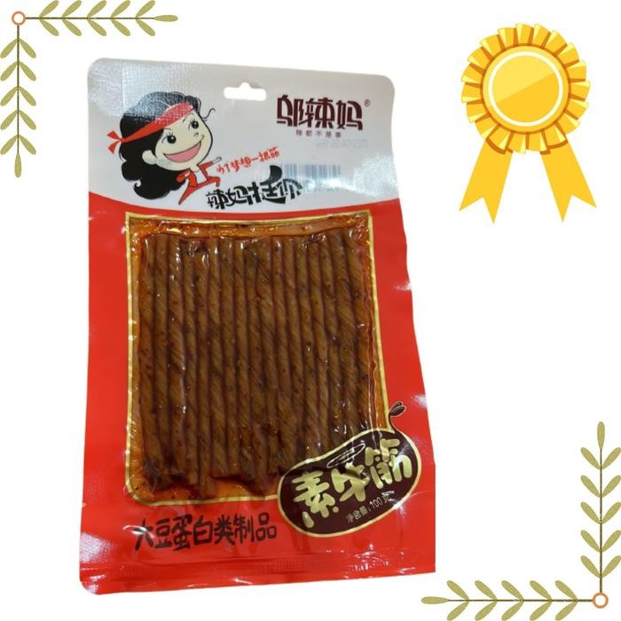 [HALAL] WULAMA Gluten 100g (Cemilan Snack VIRAL) Latiao/la Tiao