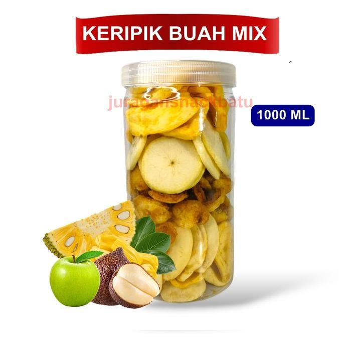 

KERIPIK BUAH MIX NANGKA SALAK APEL NANAS 1000 ML KERIPIK NANGKA APEL SALAK BUAH KERING SNACK VIRAL