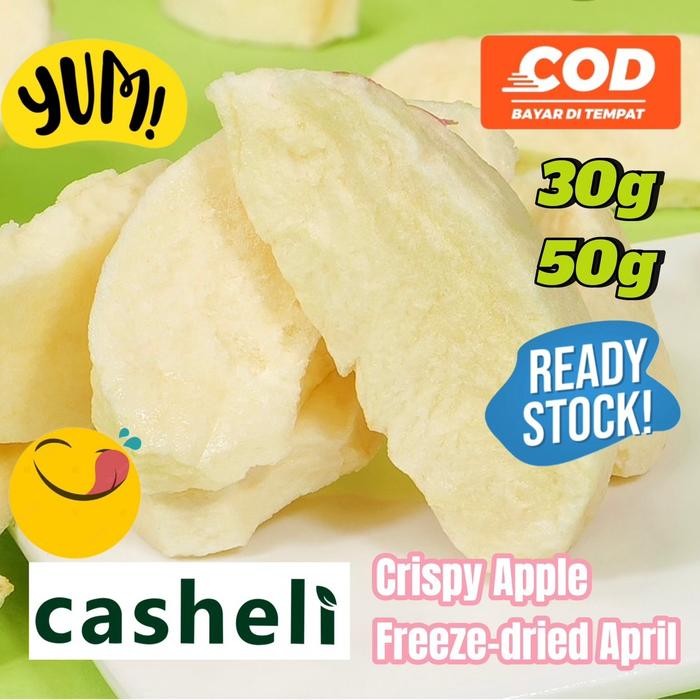

casheli Crispy Freeze-dried Apple Krispy Apel Asli Food Snack Camilan Chips Cemilan snacks jajan