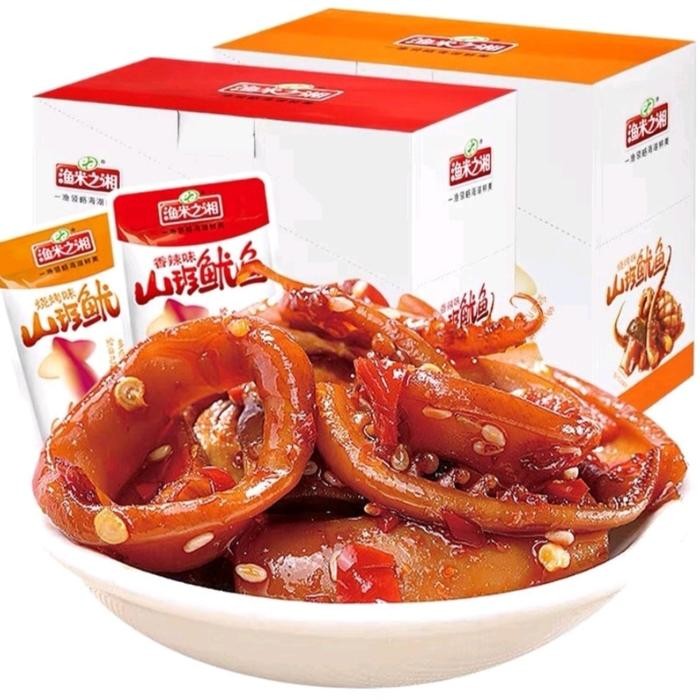 

[HALAL] Spicy Squid Snack Viral Kekinian Snack Sotong