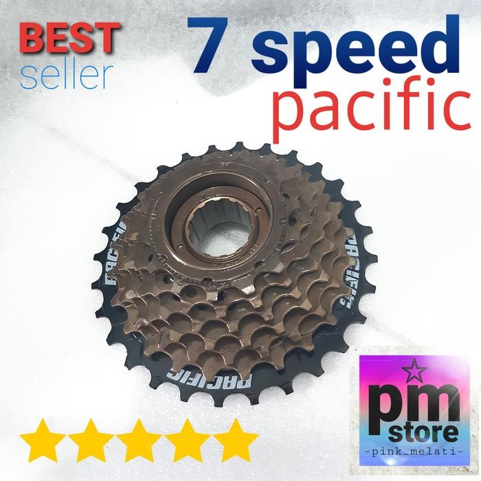 Sproket 8 Speed Ulir Pacific #Gratisongkir