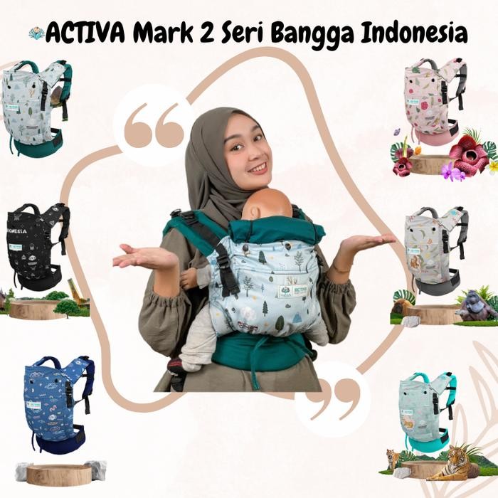 Gendongan Bayi Activa Bayiku id Baby Carrier SSC Seri Bangga Indonesia