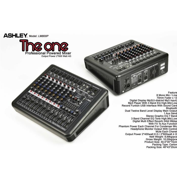 power mixer ashley LM 800p(8 channel)