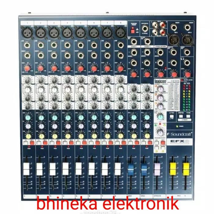 mixer soundcraft EFX8 mixer 8channel