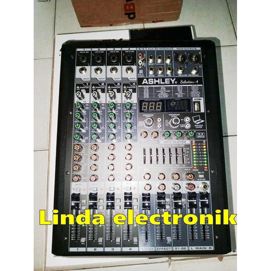 mixer ashley selection 4 ORYGINAL 4 channel ashley selection4