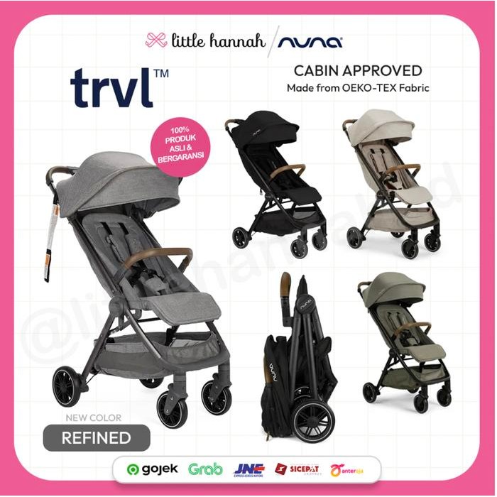 NUNA TRVL Stroller Cabin Size Stroller / Stroller Bayi Cabin Size