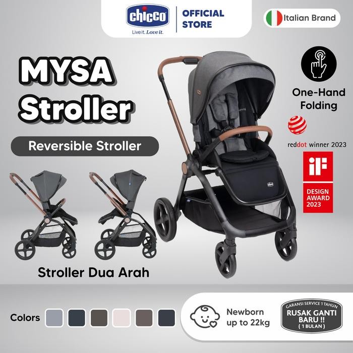 Chicco Stroller MYSA / Reversible Stroller / Kereta Bayi