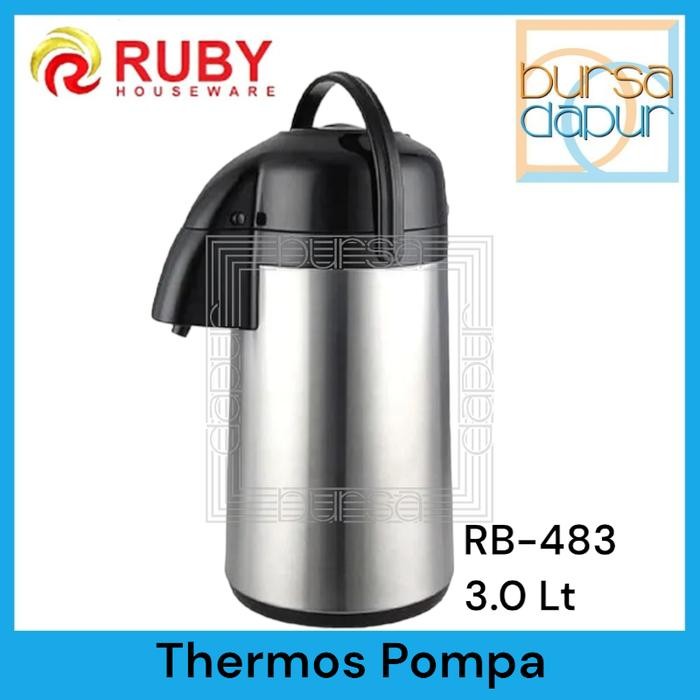 Sigma Vacuum Jug Air Pump 3 Liter Termos Pompa Air Panas